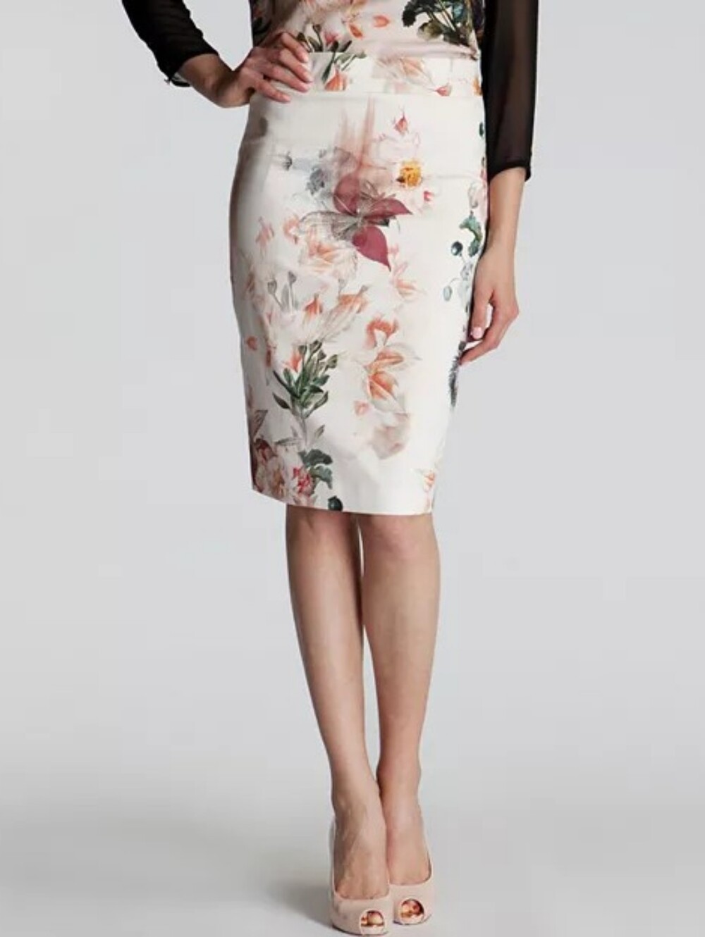 Ted Baker Floral Pencil Skirt